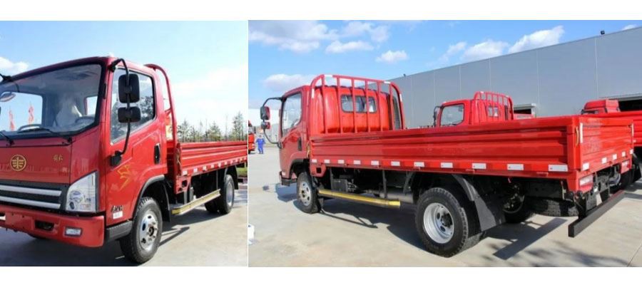 FAW cargo truck detail display